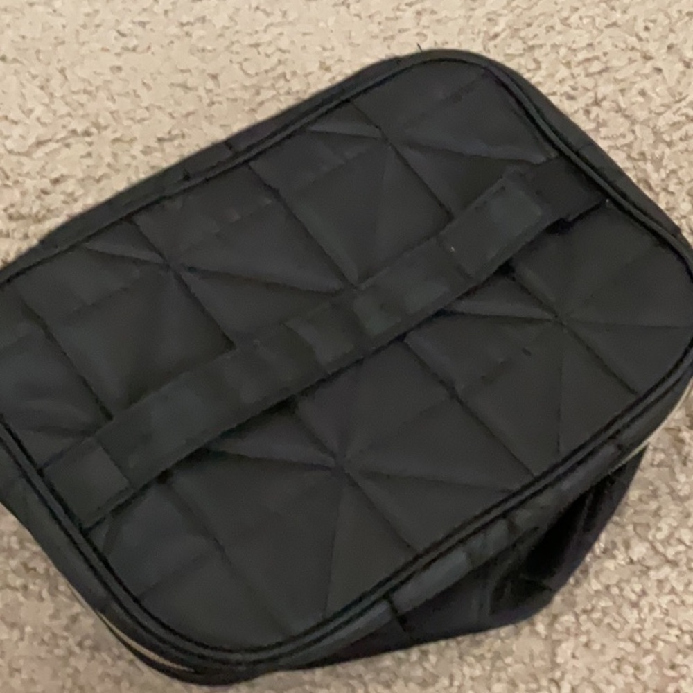 Black cosmetics bag